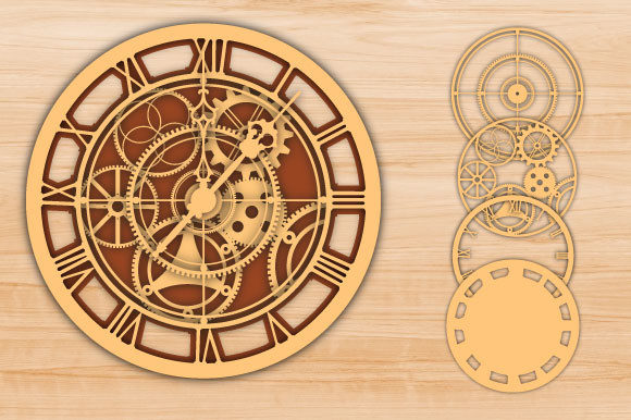 Download 3D Multilayer Clock - Premium Bundle