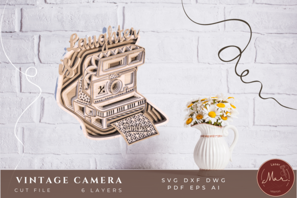 Download 3D Multilayer Vintage Camera Laser Cut - 3d multilayer Collection