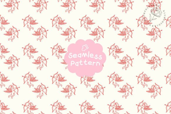 Download Cupid Seamless Pattern Valentine - Seamless pattern Collection