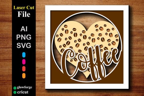 Download Coffee 3d Multilayer Panel for Laser Cut - Premium Resources