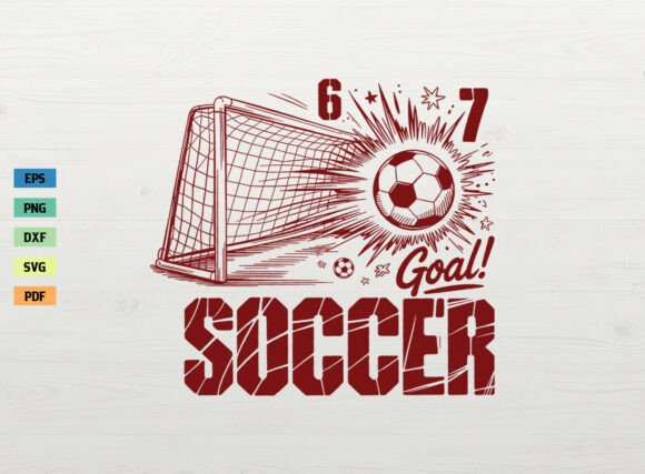 Download Six Seven Soccer Shirt SVG PNG - Premium Resources