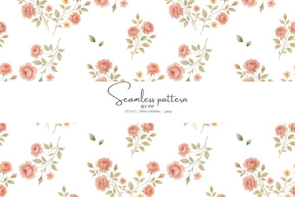 Download Pink Rose Seamless Pattern - Seamless pattern Collection